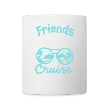 Kreuzfahrt mit Freunden - Tasse - Weiß - Vorne