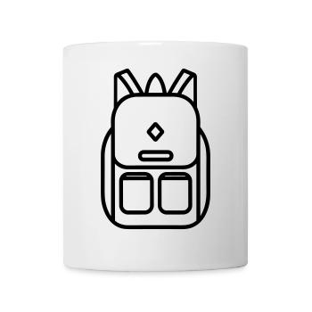 Rucksack - Tasse - Weiß - Vorne