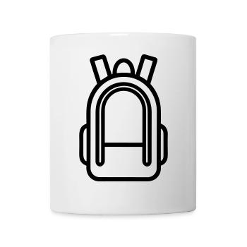 Rucksack - Tasse - Weiß - Vorne