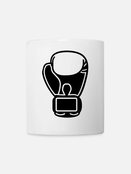 Boxhandschuh - Tasse - Weiß