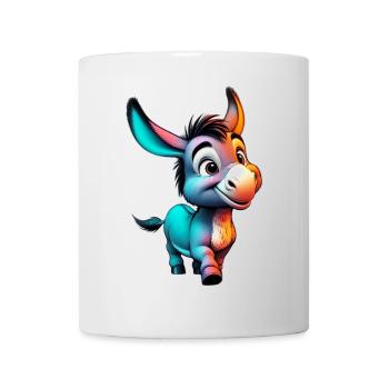 Esel Esel Schnuller Maultier - Tasse - Weiß - Vorne