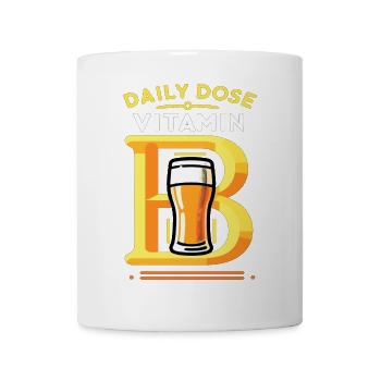 Tagesdosis Vitamin B - Tasse - Weiß - Vorne