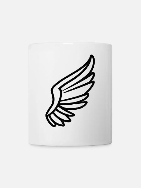Engelsflügel - Tasse - Weiß