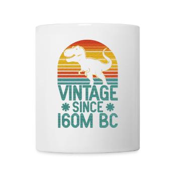 Vintage Dino T-Rex Retro Dinosaur Art from 160M BC - Mug - white - Front