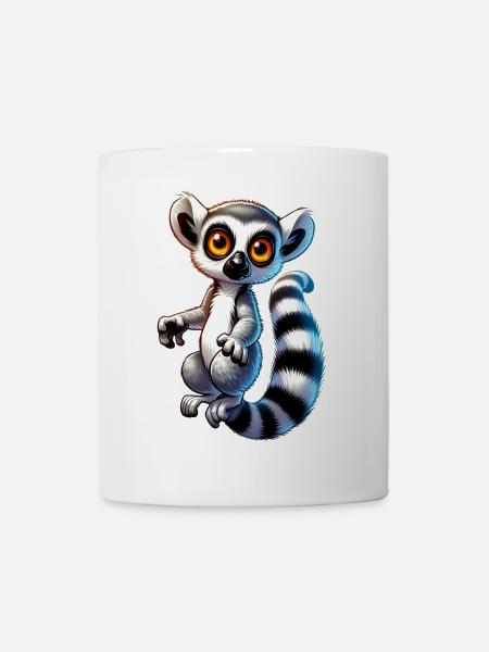 Lémurien - Mug blanc - blanc