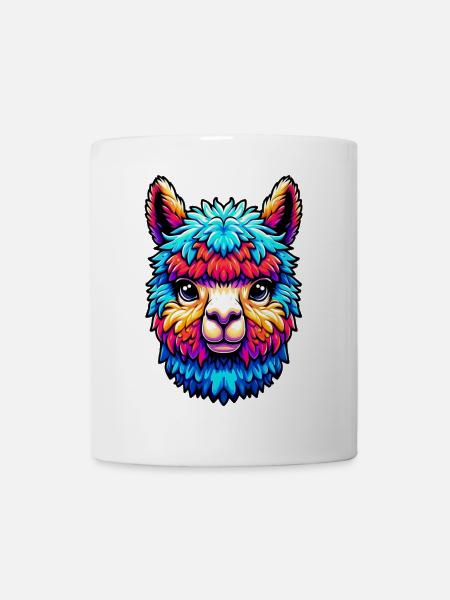 Alpaka - Tasse - Weiß
