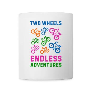 Fahrrad - Tasse - Weiß - Vorne