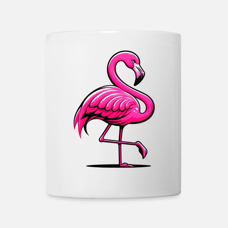 Flamingo - Tasse - Weiß