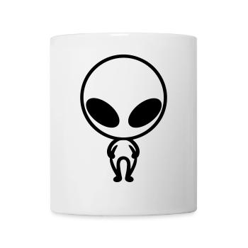 Außerirdischer - Tasse - Weiß - Vorne