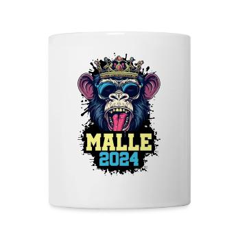 Malle 2024 Singe - Mug blanc - blanc - Devant