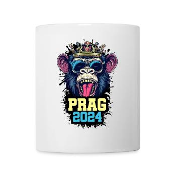 Prag 2024 Affe - Tasse - Weiß - Vorne