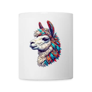 Alpaka - Tasse - Weiß - Vorne