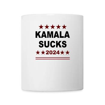 Kamala suce 2024 Mème drôle - Mug blanc - blanc - Devant