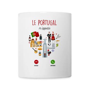 Le Portugal m'appelle - Mug blanc - blanc - Devant