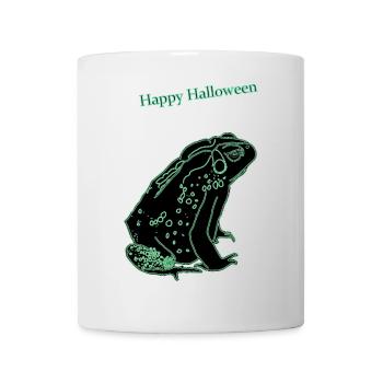 Crapaud d’Halloween - Mug blanc - blanc - Devant