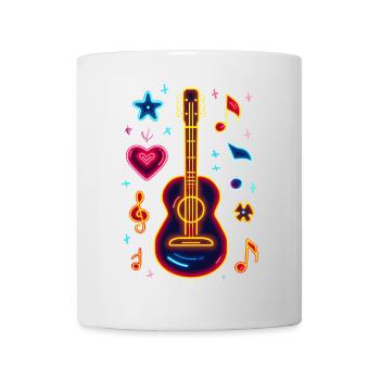 Retro Ukulele Retrowave - Mug - white - Front