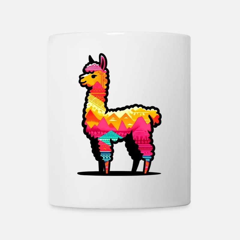 Alpaka - Tasse - Weiß