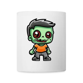 Zombie Halloween Gruselig - Tasse - Weiß - Vorne