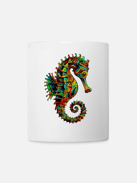 Seahorse - Mug - white