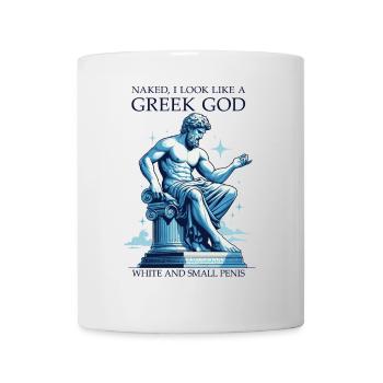 Funny Greek God - Mug - white - Front