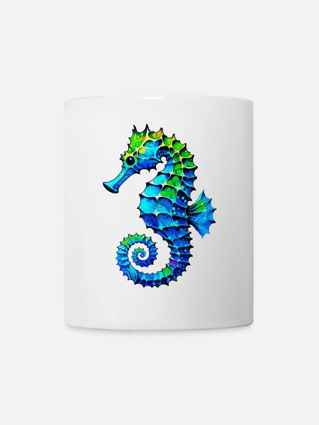Hippocampe - Mug blanc - blanc