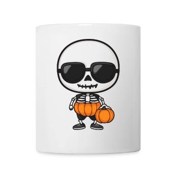 Zombie Halloween Skeleton Cool - Mug - white - Front