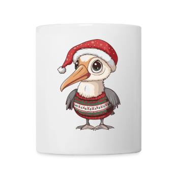 Pelikan Vogel Weihnachten - Tasse - Weiß - Vorne
