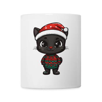 Panther Weihnachten - Tasse - Weiß - Vorne