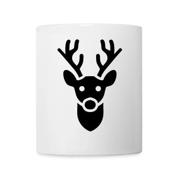 renne - Mug blanc - blanc - Devant