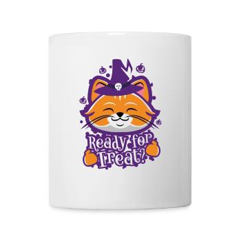 Mignon Drôle Halloween Kitty - Mug blanc - blanc - Devant