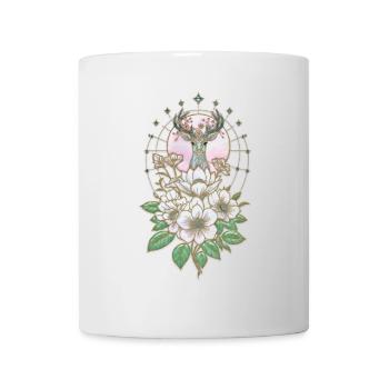 Majestätischer und anmutiger Hirsch - Tasse - Weiß - Vorne