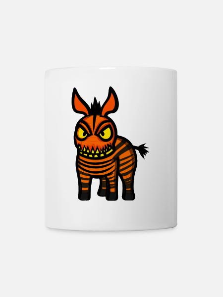 Esel Halloween Tier - Tasse - Weiß