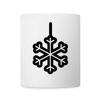 Weihnachtskugel - Tasse - Weiß - Vorne