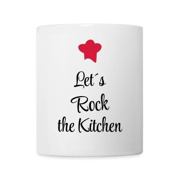 Vibrons la cuisine - Mug blanc - blanc - Devant