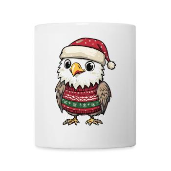 Bande dessinée de Noël de l’aigle - Mug blanc - blanc - Devant