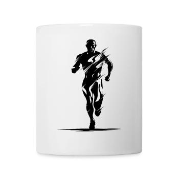 Jogger Drawing - Mug - white - Front