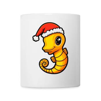 Seahorse Christmas Cute - Mug - white - Front