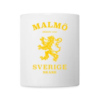 MALMÖ, Sverige, Suède - Mug blanc - blanc - Devant