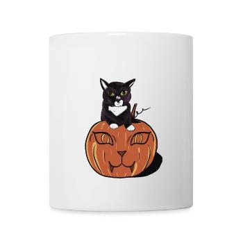 Halloween Black Cat - Mug - white - Front