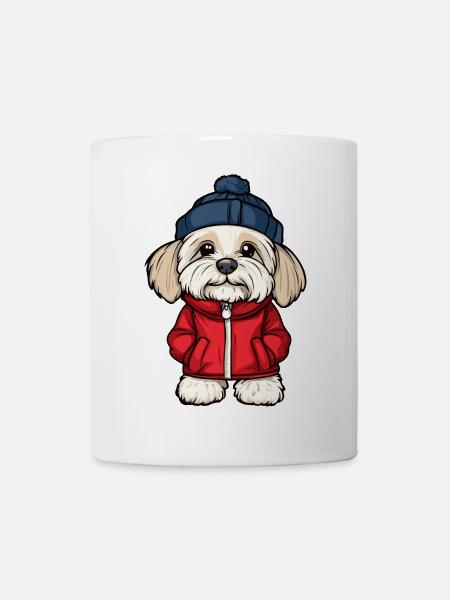 Havanese Hund Stylisch - Tasse - Weiß