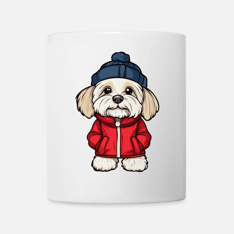 Havanese Hund Stylisch - Tasse - Weiß