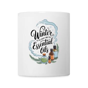 Ätherische Öle Aromatherapie Winter Gesundheit - Tasse - Weiß - Vorne
