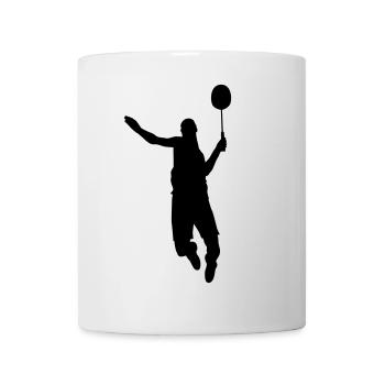 Tennis Badminton Federball Spieler Geschenk - Tasse - Weiß - Vorne