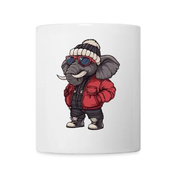 Mammut Winter - Tasse - Weiß - Vorne