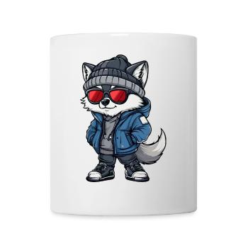Wolf Winter - Tasse - Weiß - Vorne