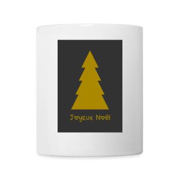 WEIHNACHTEN. FROHE WEIHNACHTEN. FROHE WEIHNACHTEN. WEIHNACHTSMANN - Tasse - Weiß - Vorne