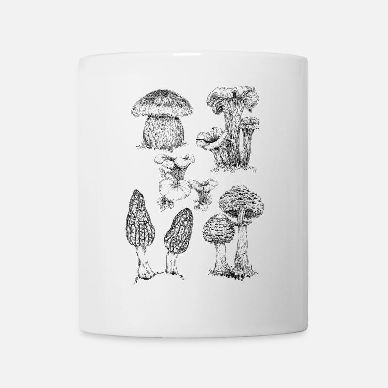 Champignons - Tasse - Weiß