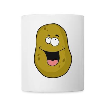 Kartoffel Kartoffeln Gemüse - Tasse - Weiß - Vorne