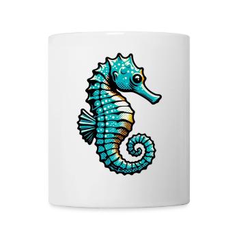 Hippocampe - Mug blanc - blanc - Devant
