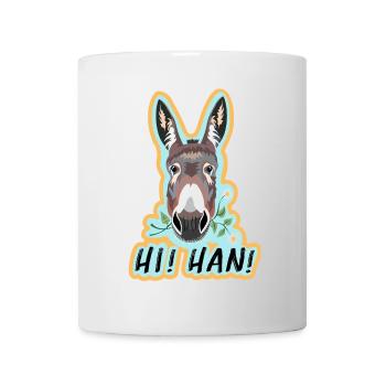 Der kleine Esel brüllt - Tasse - Weiß - Vorne